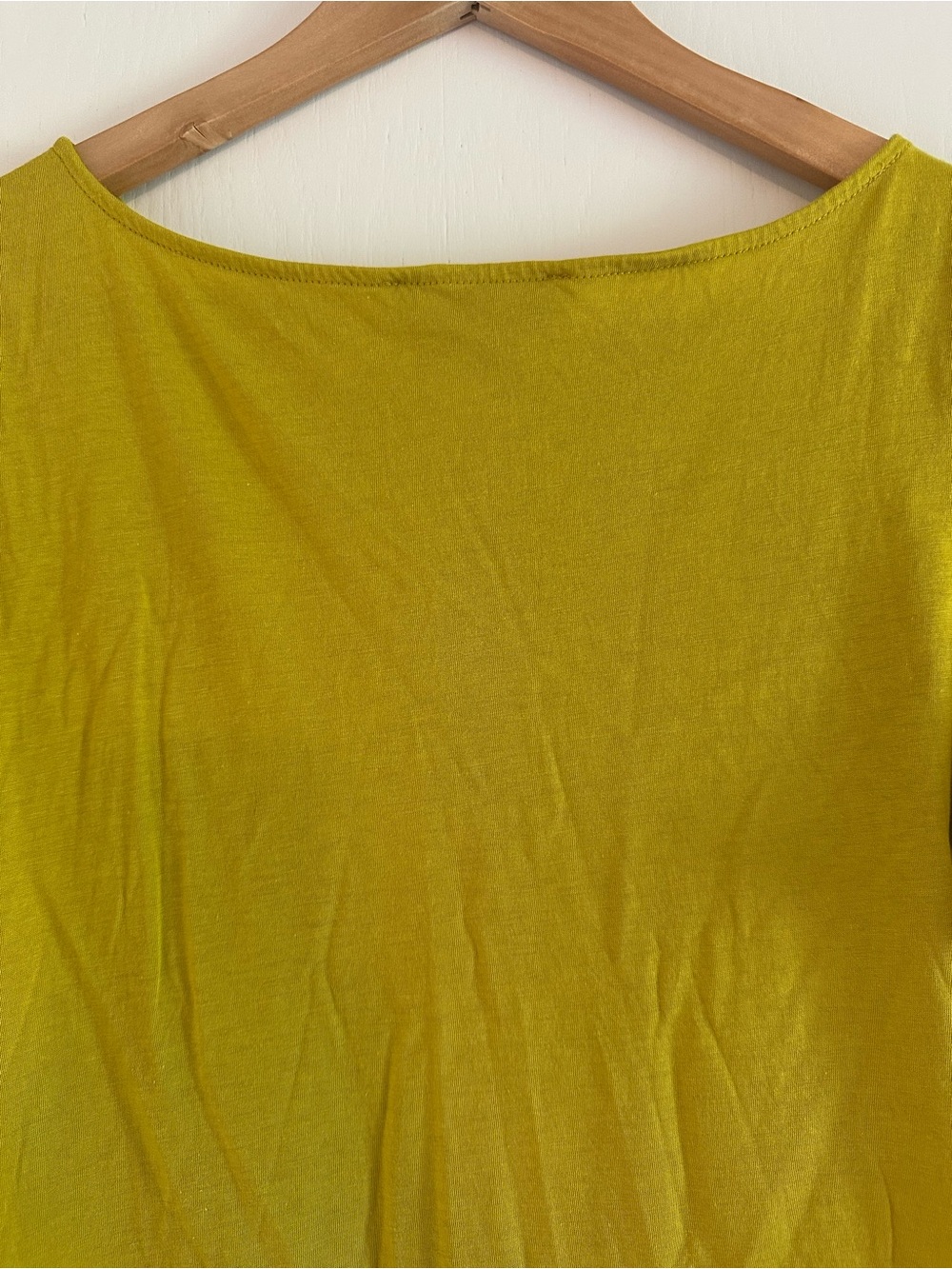 LOFT Yellow Flutter Sleeve Short Sleeve Tee Women’s Small - Picture 10 of 13